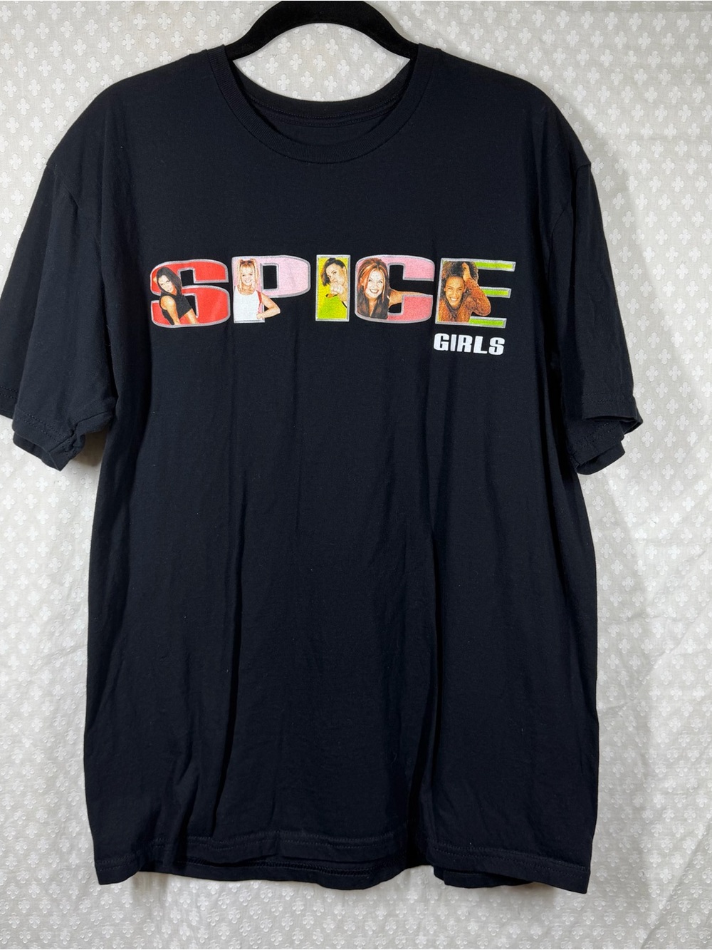 Spice Girls Black Graphic Print Band Tee